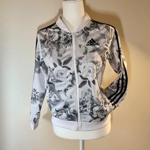 🌸Girls Adidas Floral Track Jacket